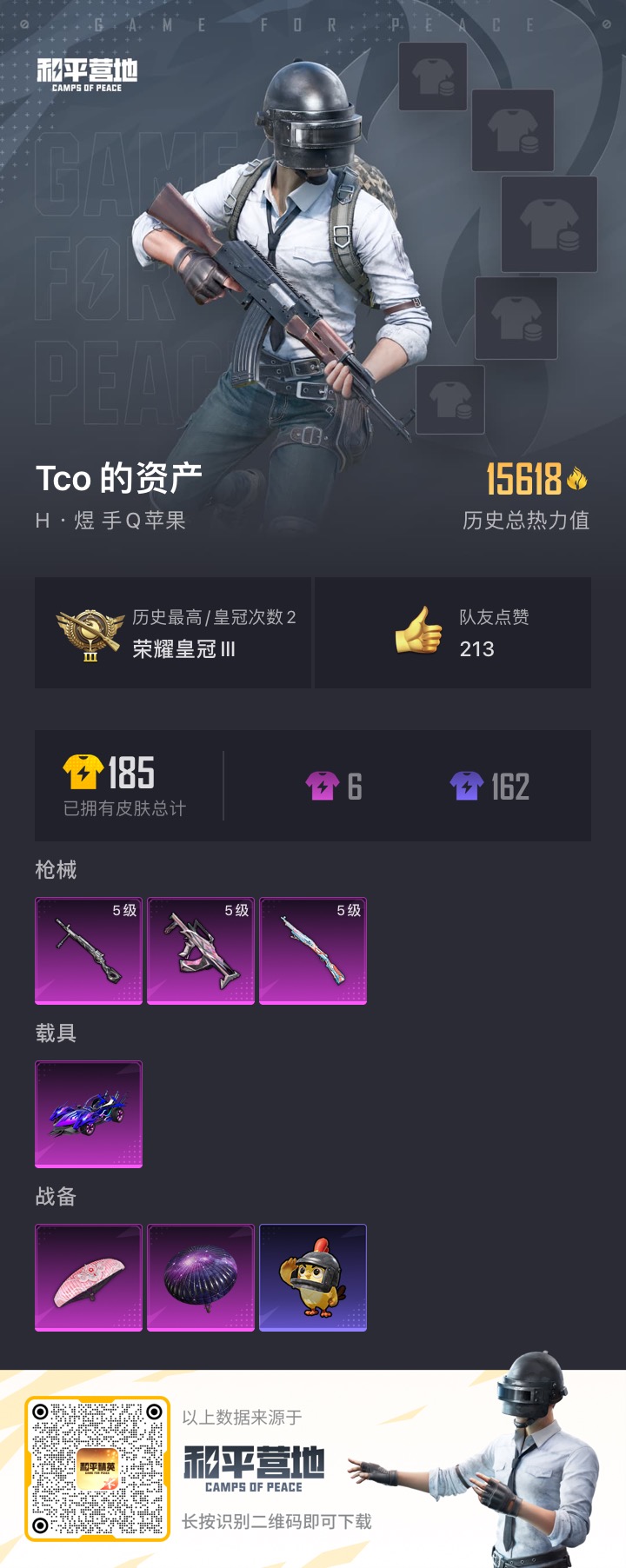 HPDN3397865和平精英账号详情图4 HPDN3397865和平精英账号详情图4