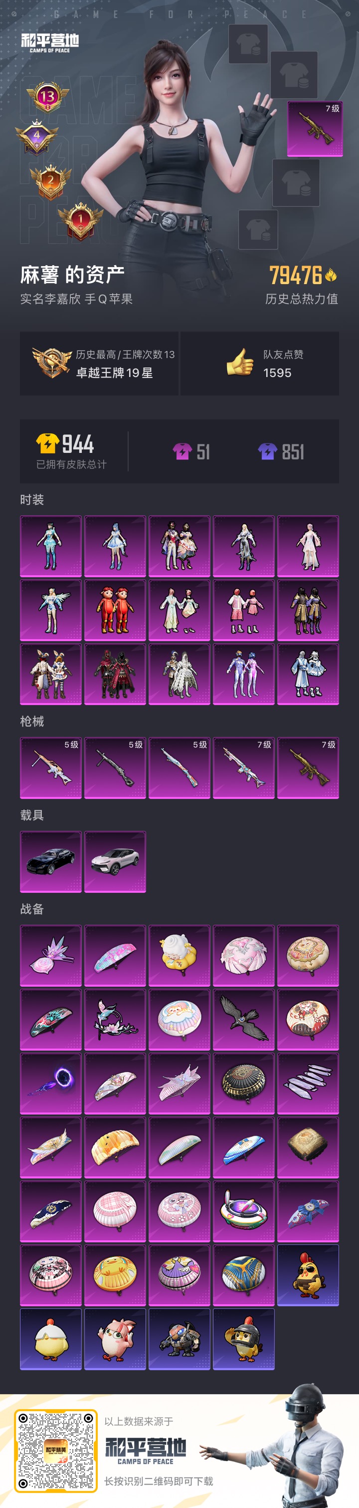 HPQM3398883和平精英账号详情图6 HPQM3398883和平精英账号详情图6