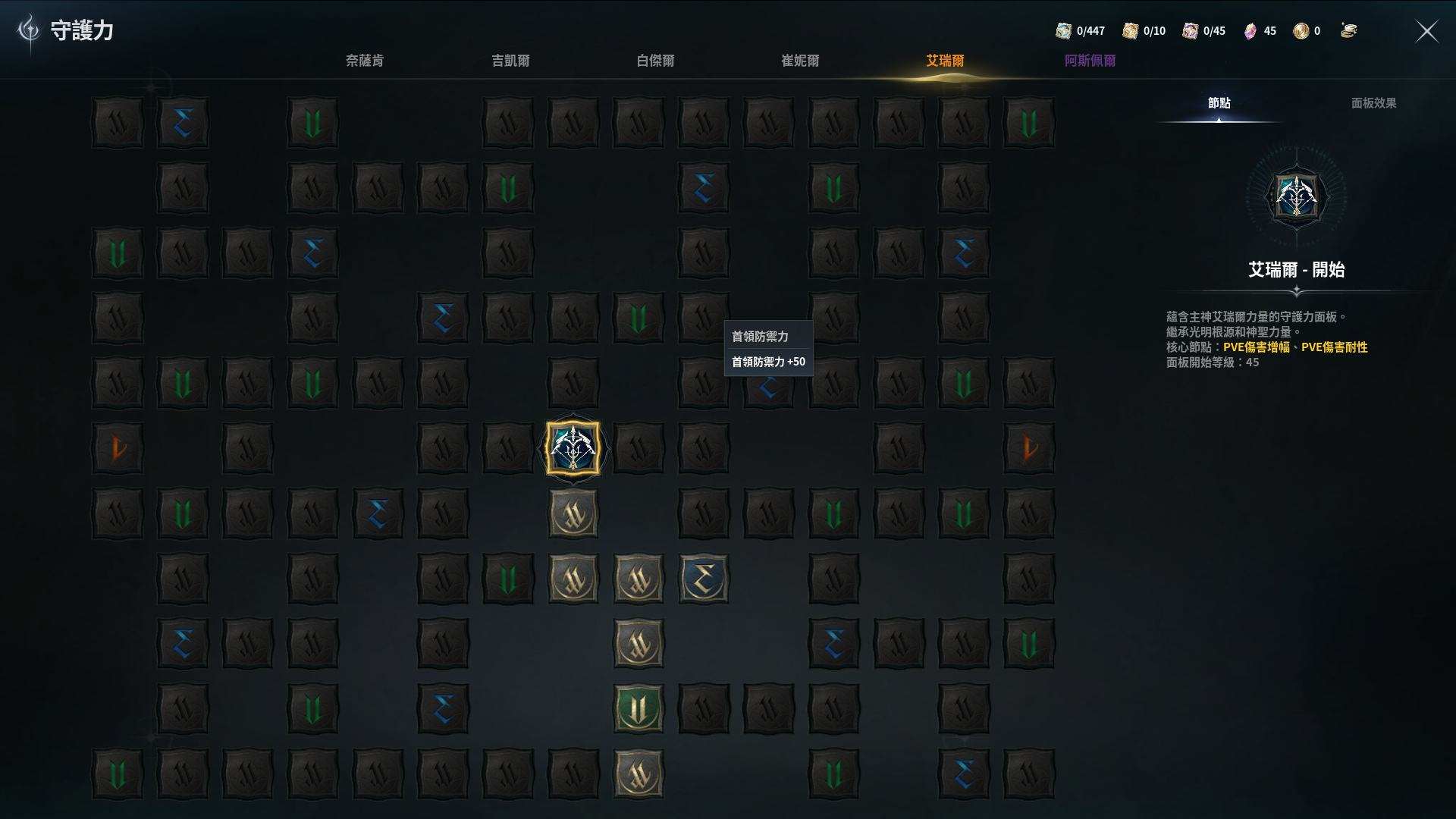 【吉凯爾】魔族45级2089弓星,447守...