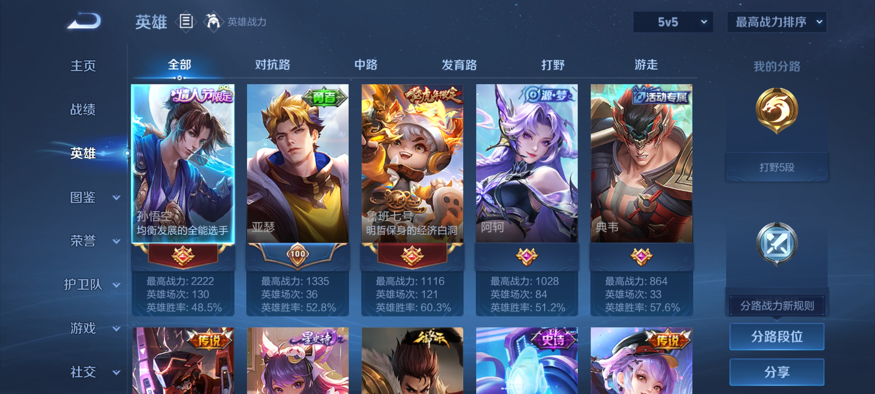 WZDN3389668王者荣耀账号详情图13