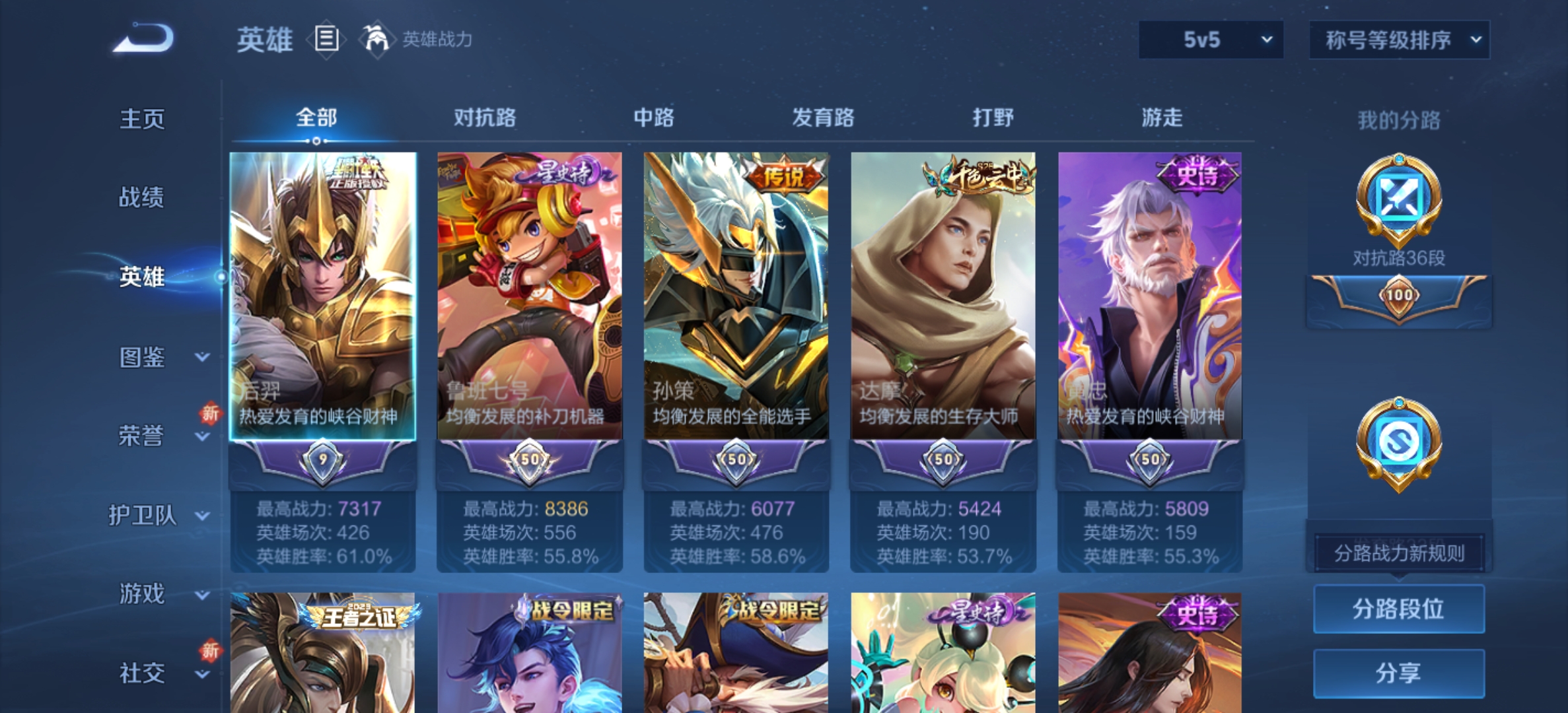 WZLX4220778王者荣耀账号详情图8