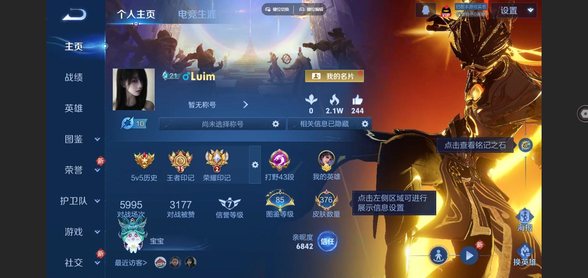 WZCMW3393227王者荣耀账号详情图12