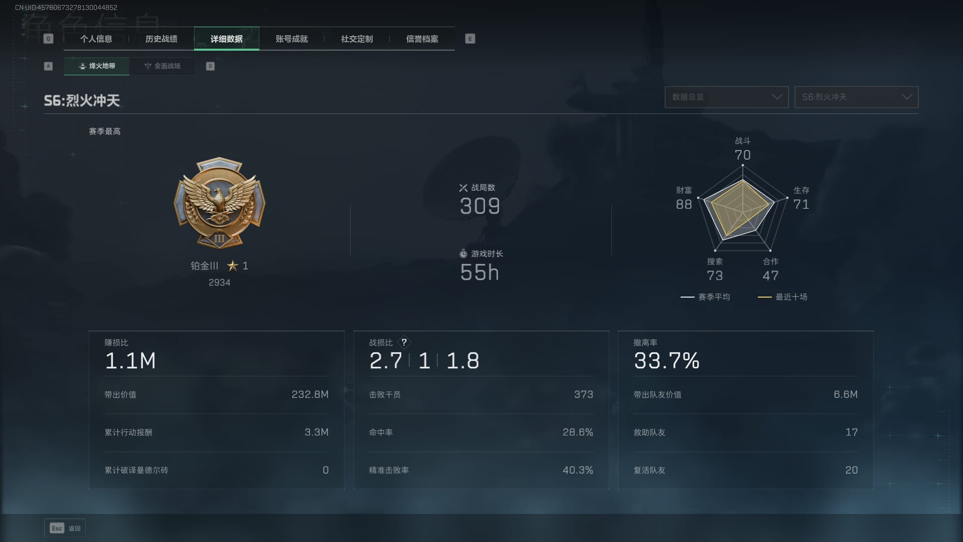 SJZCMW385598三角洲行动账号详情图5