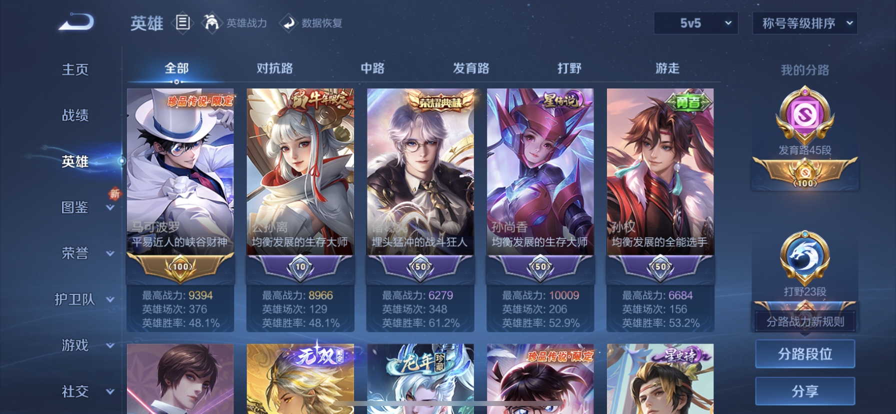 WZQM3394110王者荣耀账号详情图10