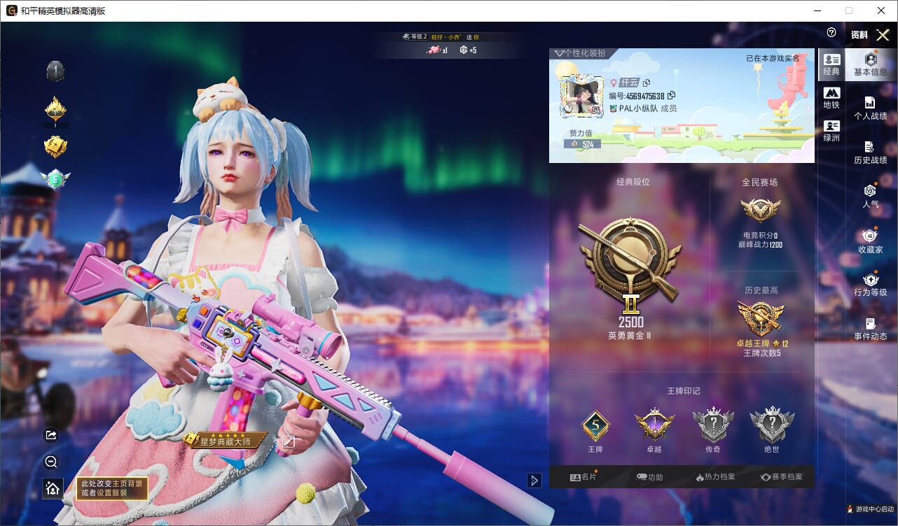 和平精英账号苹果QQ0载具-0套装-0枪皮-实名: 可修改