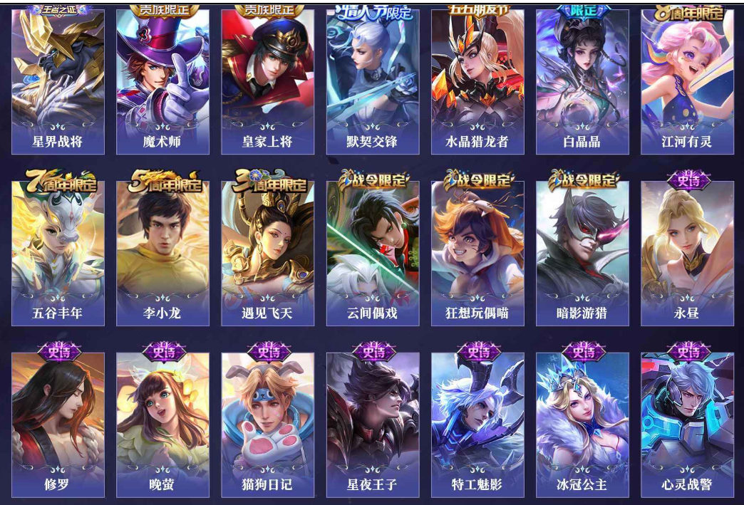 WZLX3397340王者荣耀账号详情图5 WZLX3397340王者荣耀账号详情图5