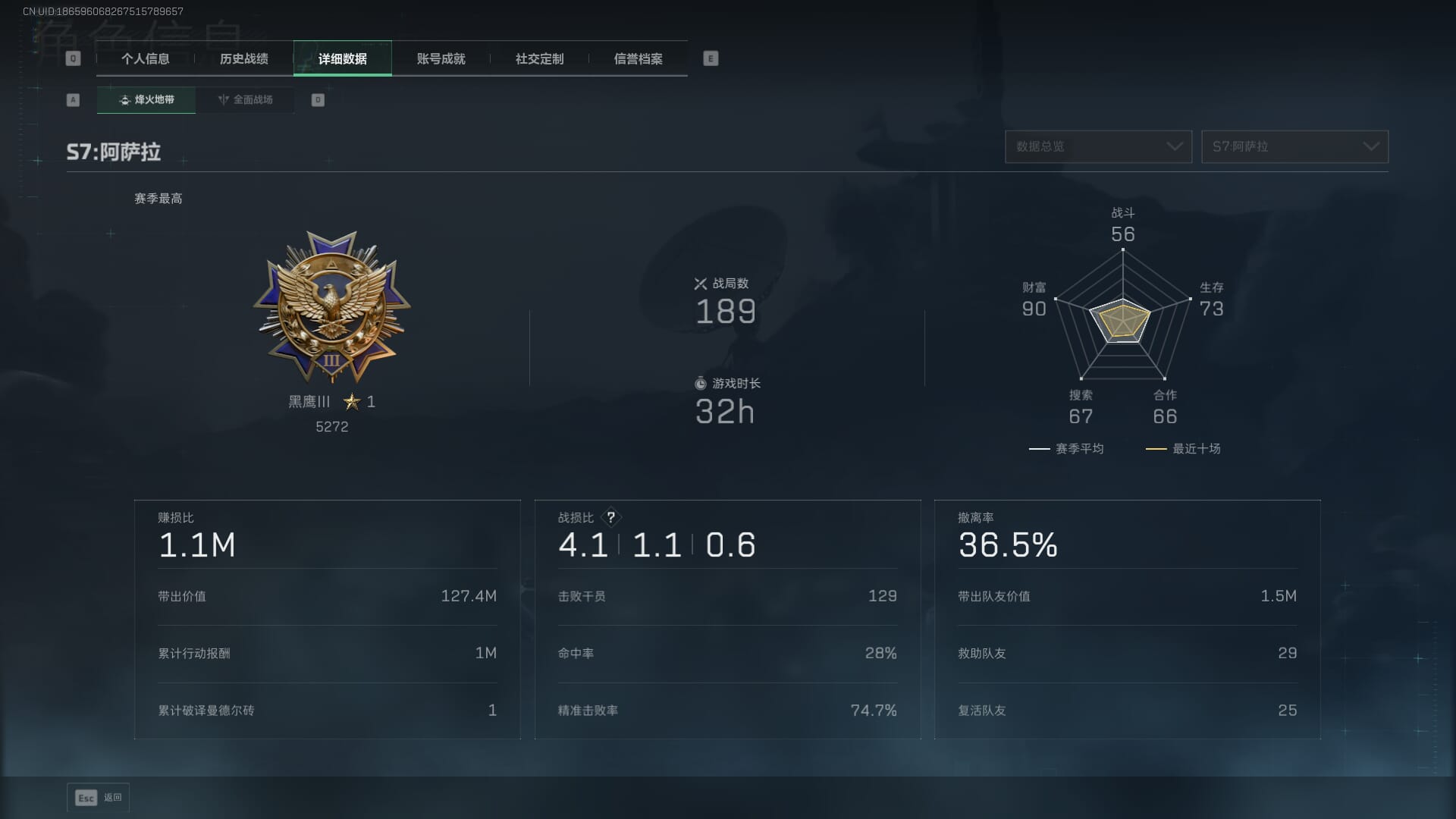 SJZCMW386305三角洲行动账号详情图6