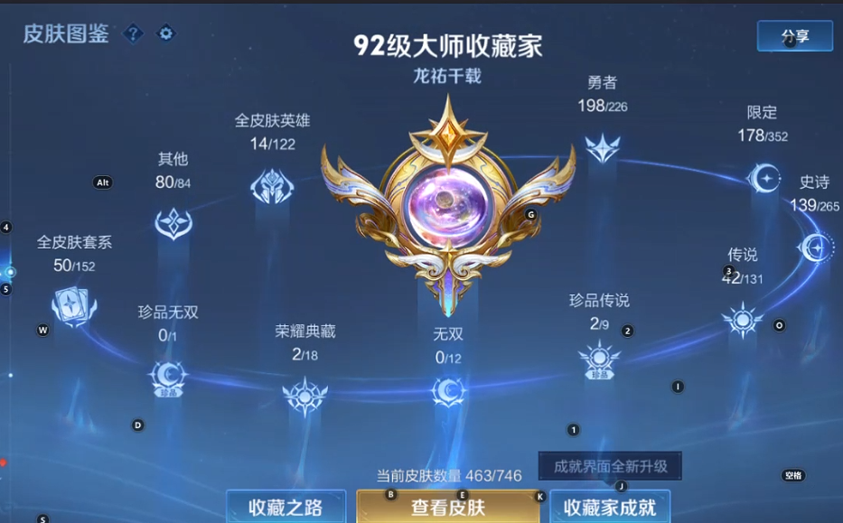 WZQM3402539王者荣耀账号详情图7 WZQM3402539王者荣耀账号详情图7