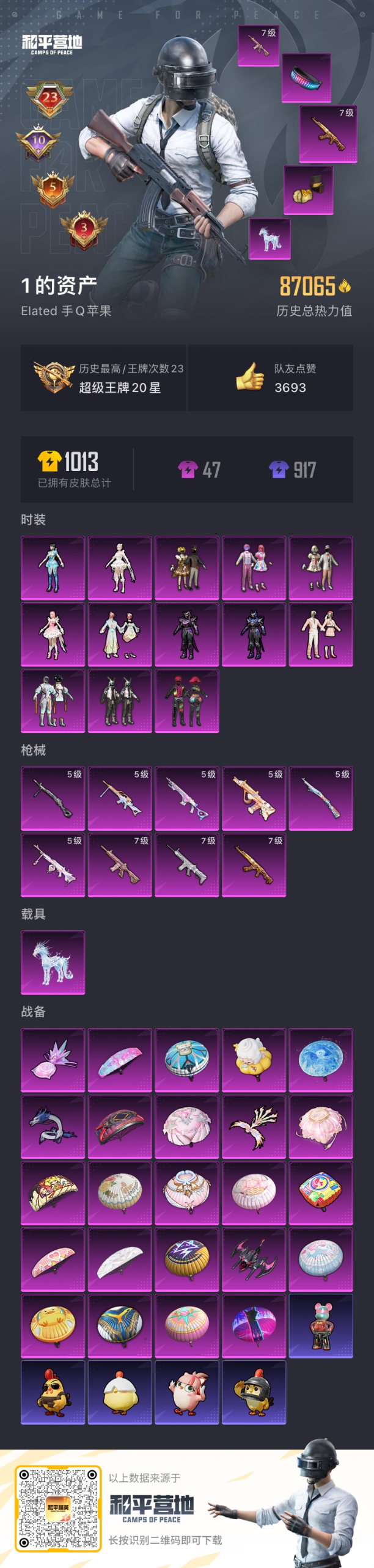 HPCMW3420634和平精英账号详情图15 HPCMW3420634和平精英账号详情图15