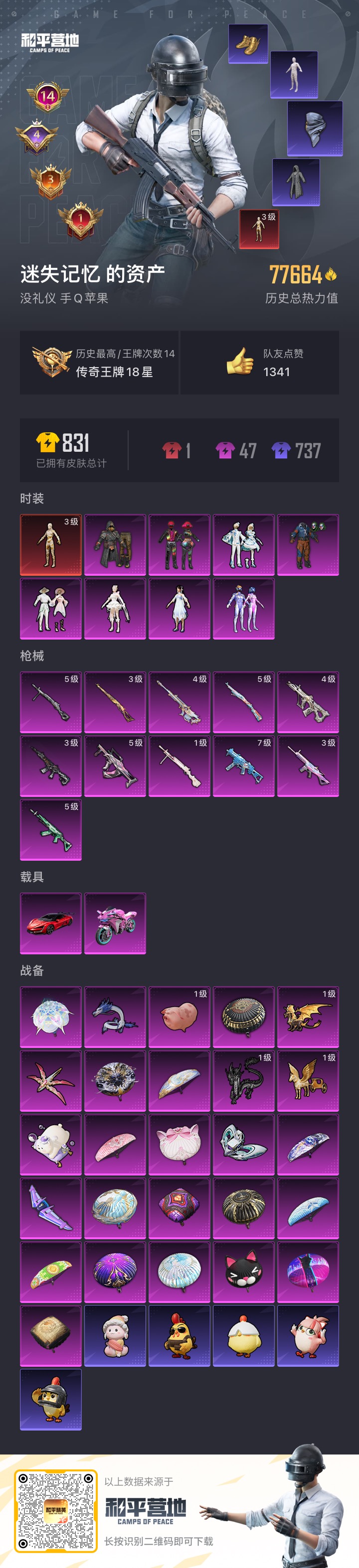 HPDN3408643和平精英账号详情图2 HPDN3408643和平精英账号详情图2