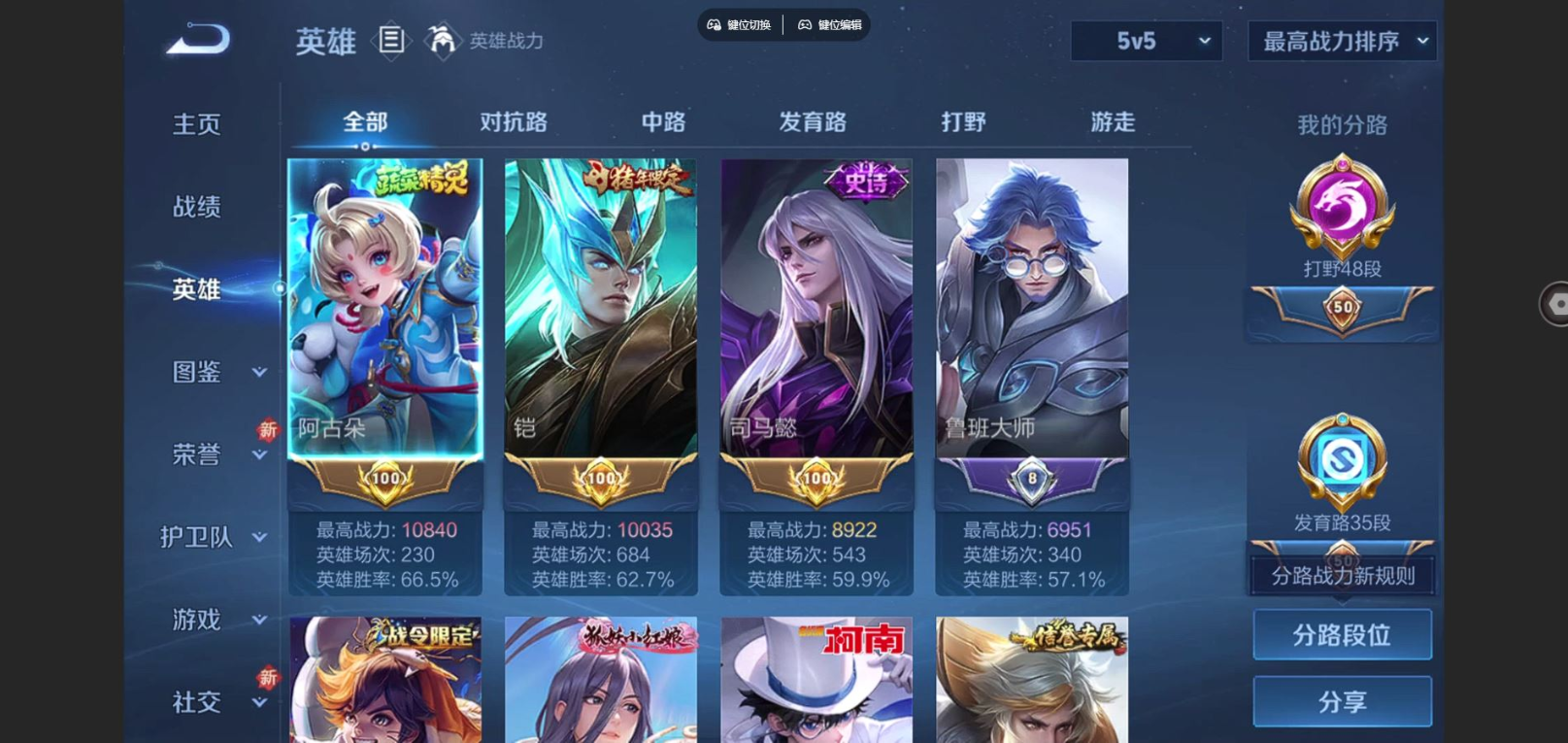 WZCMW3403353王者荣耀账号详情图3