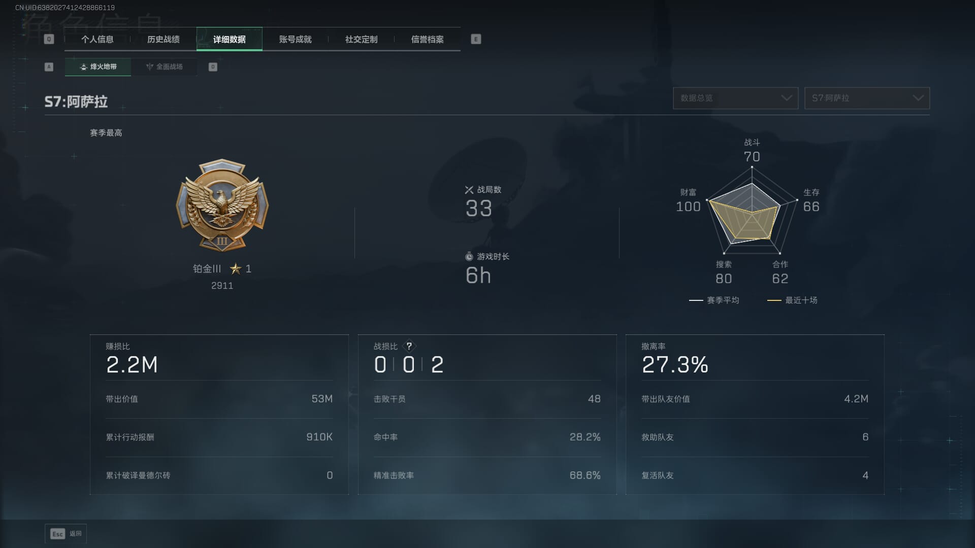 SJZQM377861三角洲行动账号详情图7 SJZQM377861三角洲行动账号详情图7