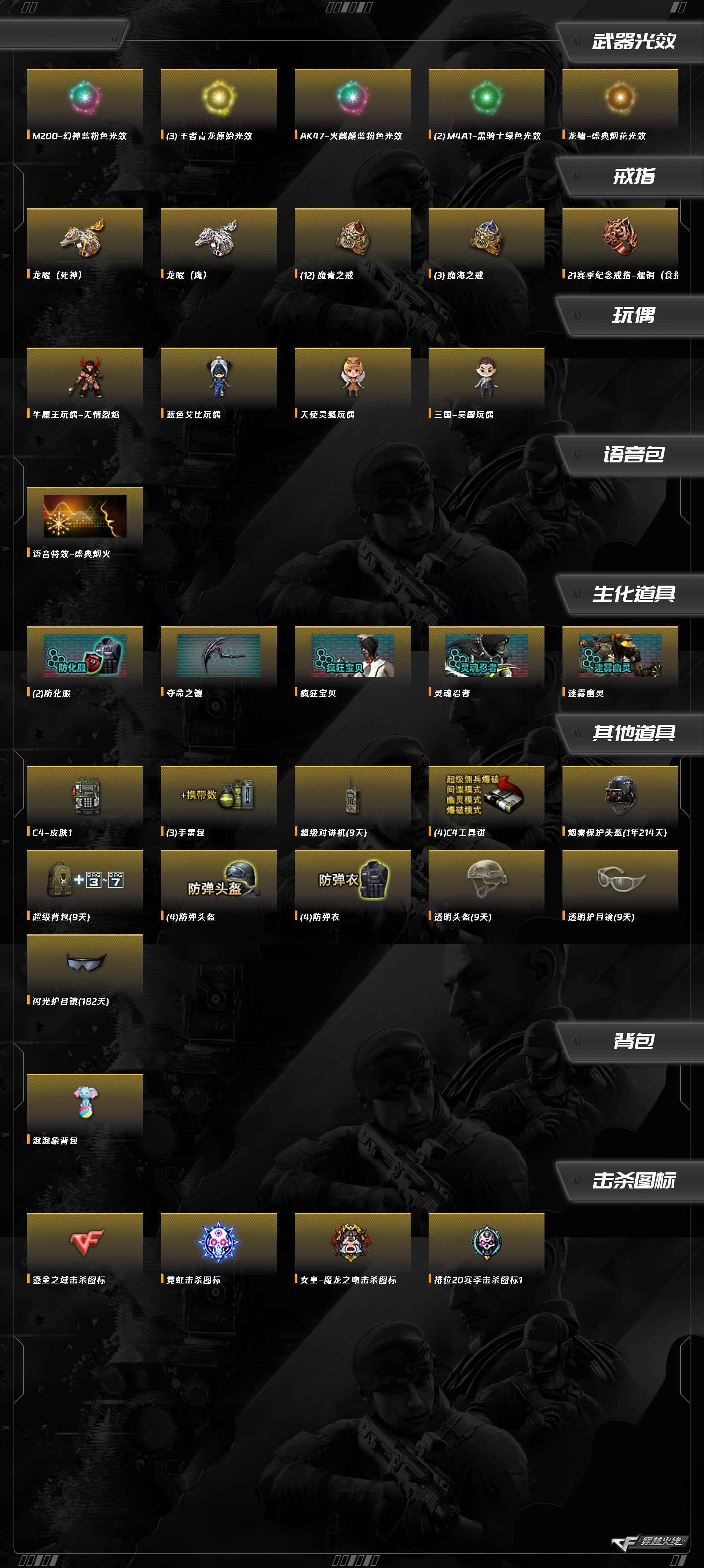 CFQM367136穿越火线账号详情图13 CFQM367136穿越火线账号详情图13