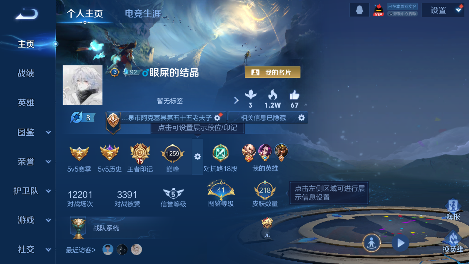 王者荣耀账号安卓QQ125英雄-219皮肤-123英雄-219皮肤-8传说1星传说 未来机甲 【全皮英雄】 盾山全皮 【