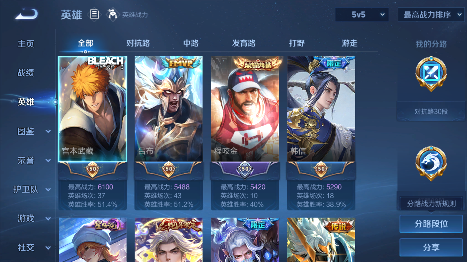 WZCMW3407701王者荣耀账号详情图2