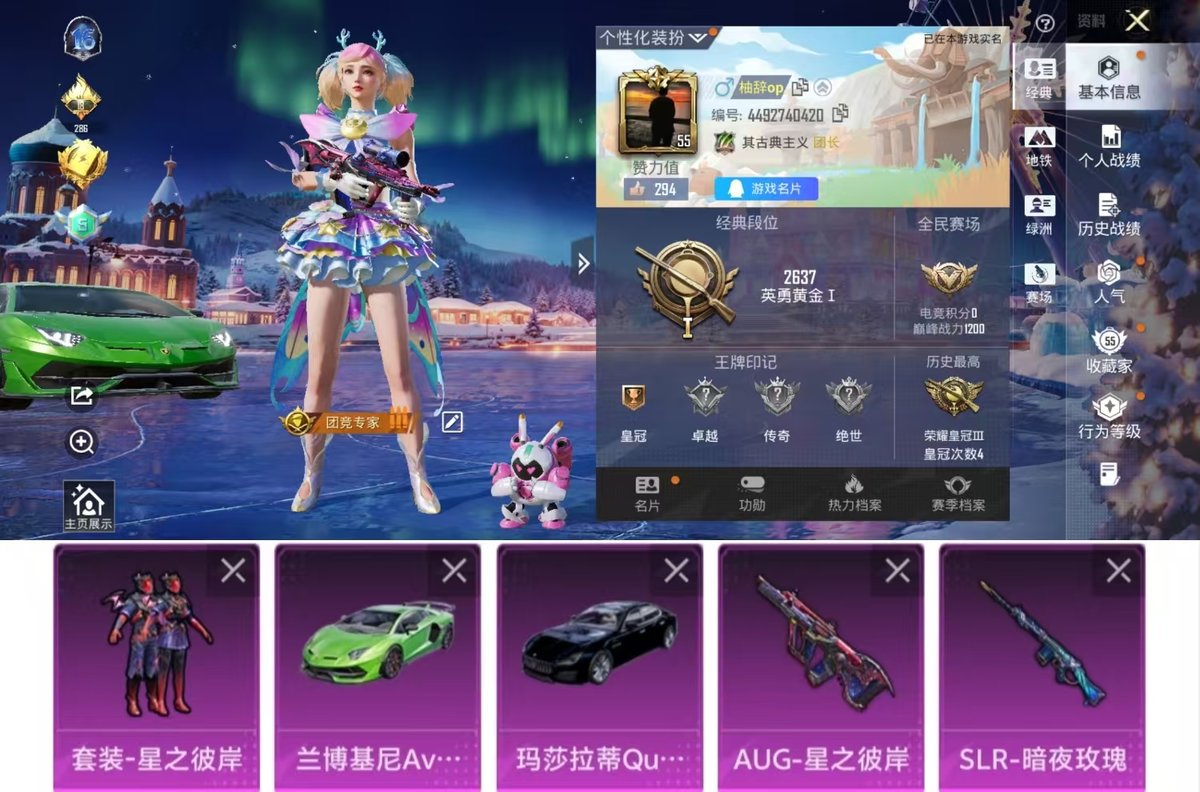 HPQM3445797和平精英账号详情图5