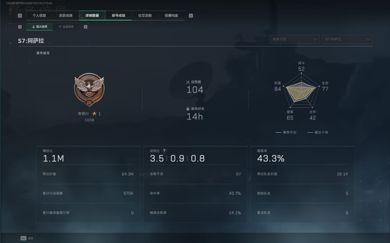 SJZQM379792三角洲行动账号详情图5 SJZQM379792三角洲行动账号详情图5