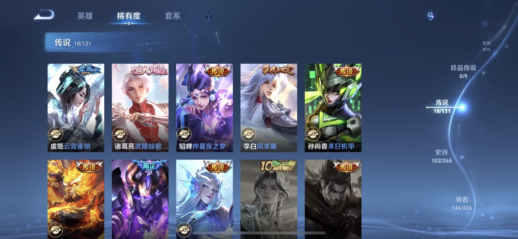 WZDN3410352王者荣耀账号详情图9