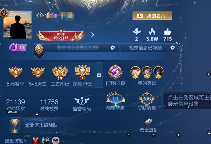 WZQM3411994王者荣耀账号详情图11