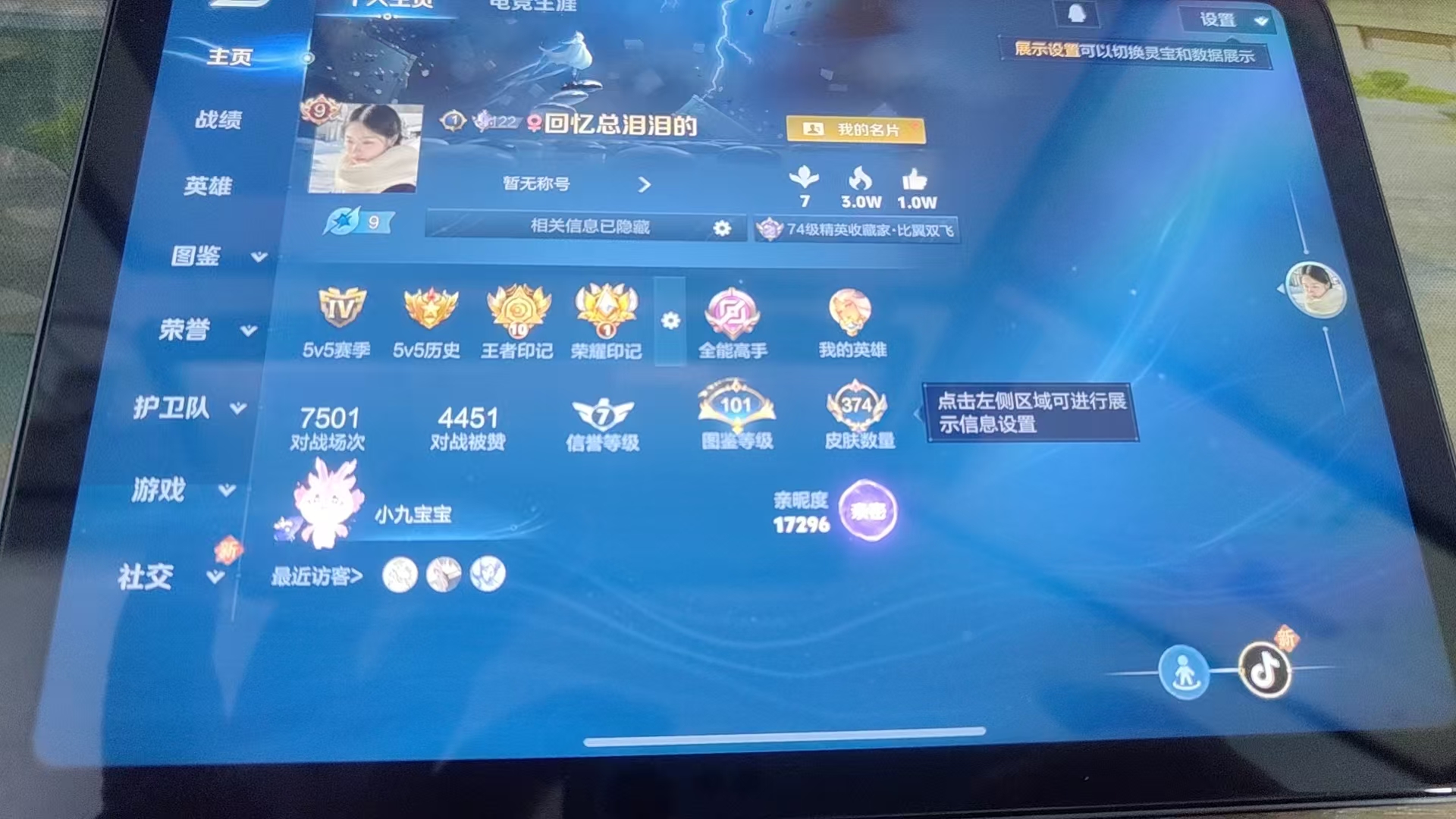 WZQM3412003王者荣耀账号详情图13