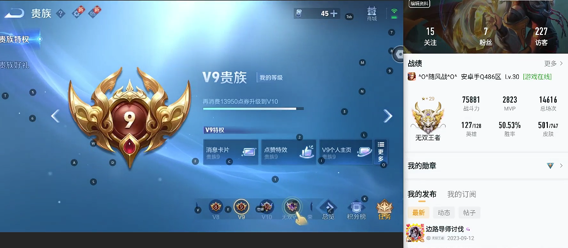 WZQM3412031王者荣耀账号详情图8