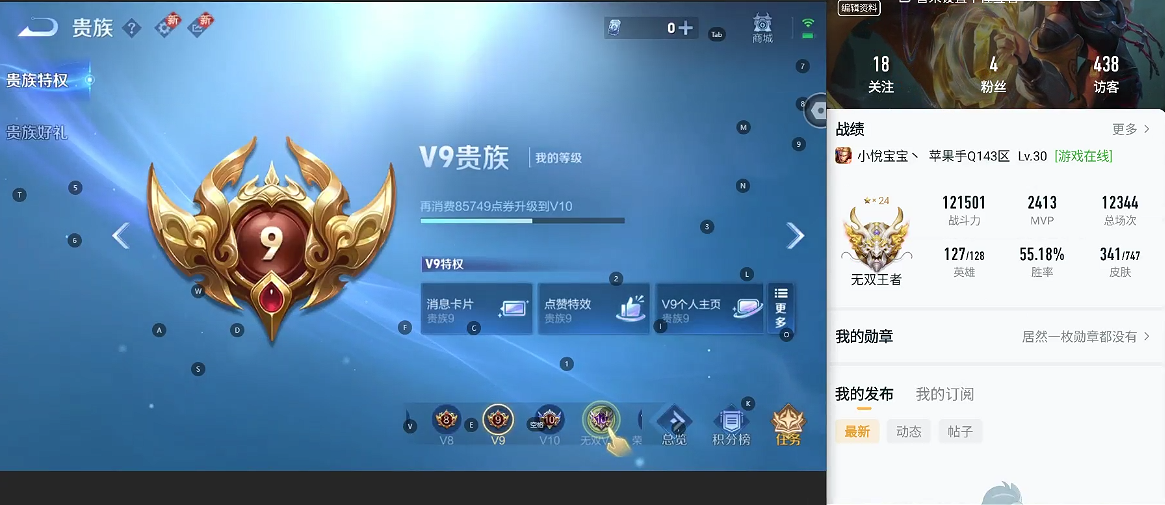 WZQM3412032王者荣耀账号详情图11 WZQM3412032王者荣耀账号详情图11