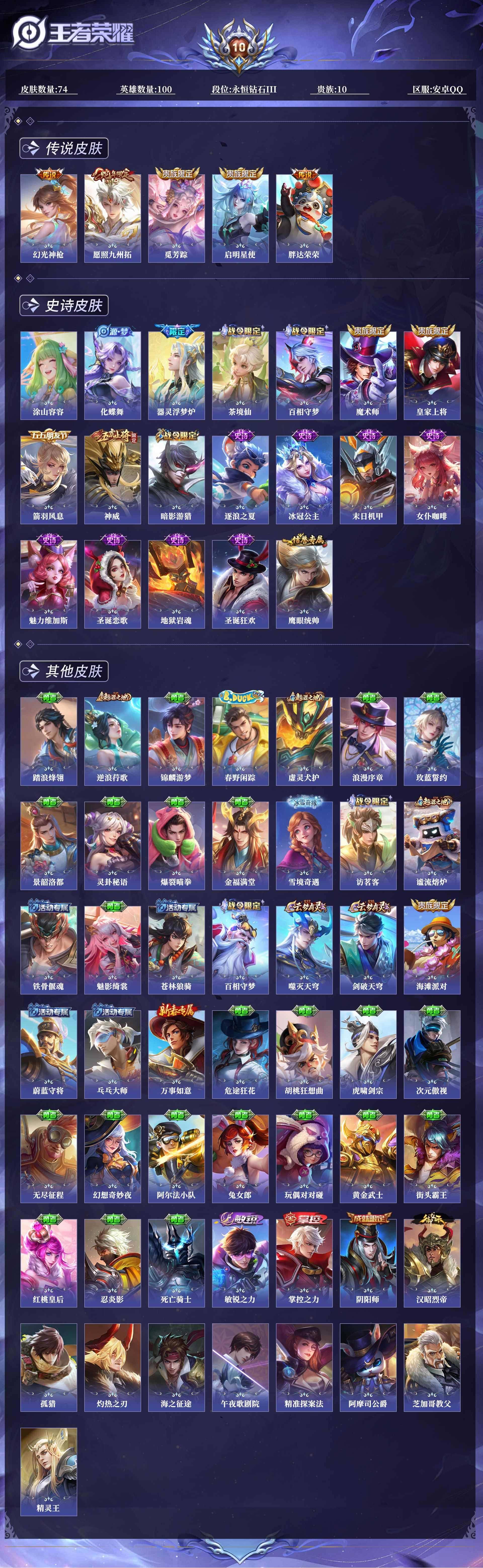 WZQM3412033王者荣耀账号详情图12