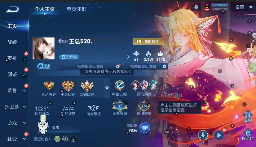 WZQM3412047王者荣耀账号详情图5