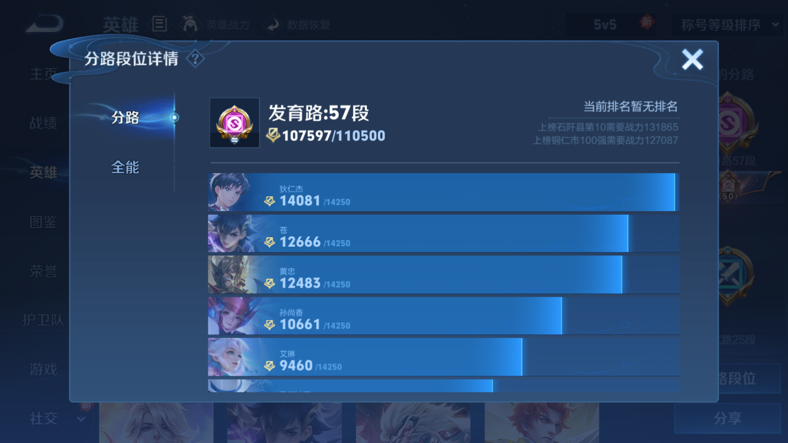 WZQM3412061王者荣耀账号详情图6