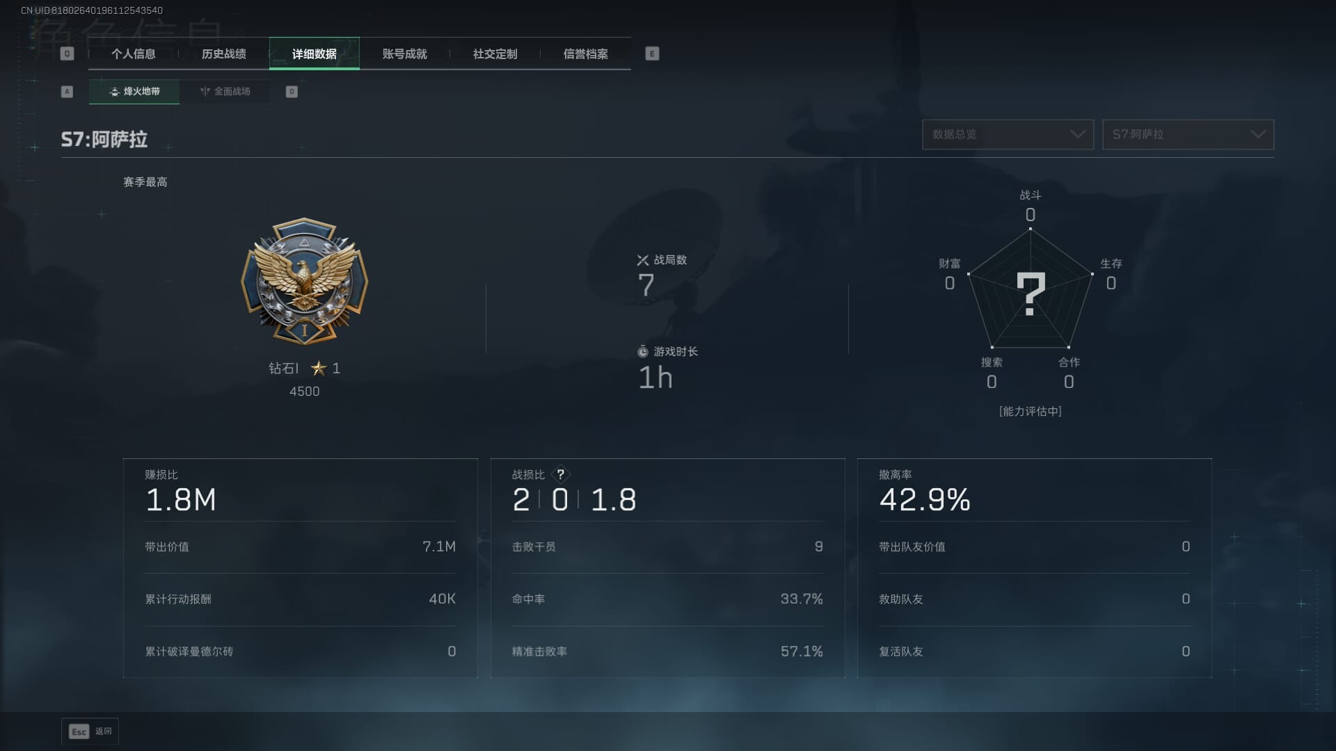 SJZCMW386937三角洲行动账号详情图6