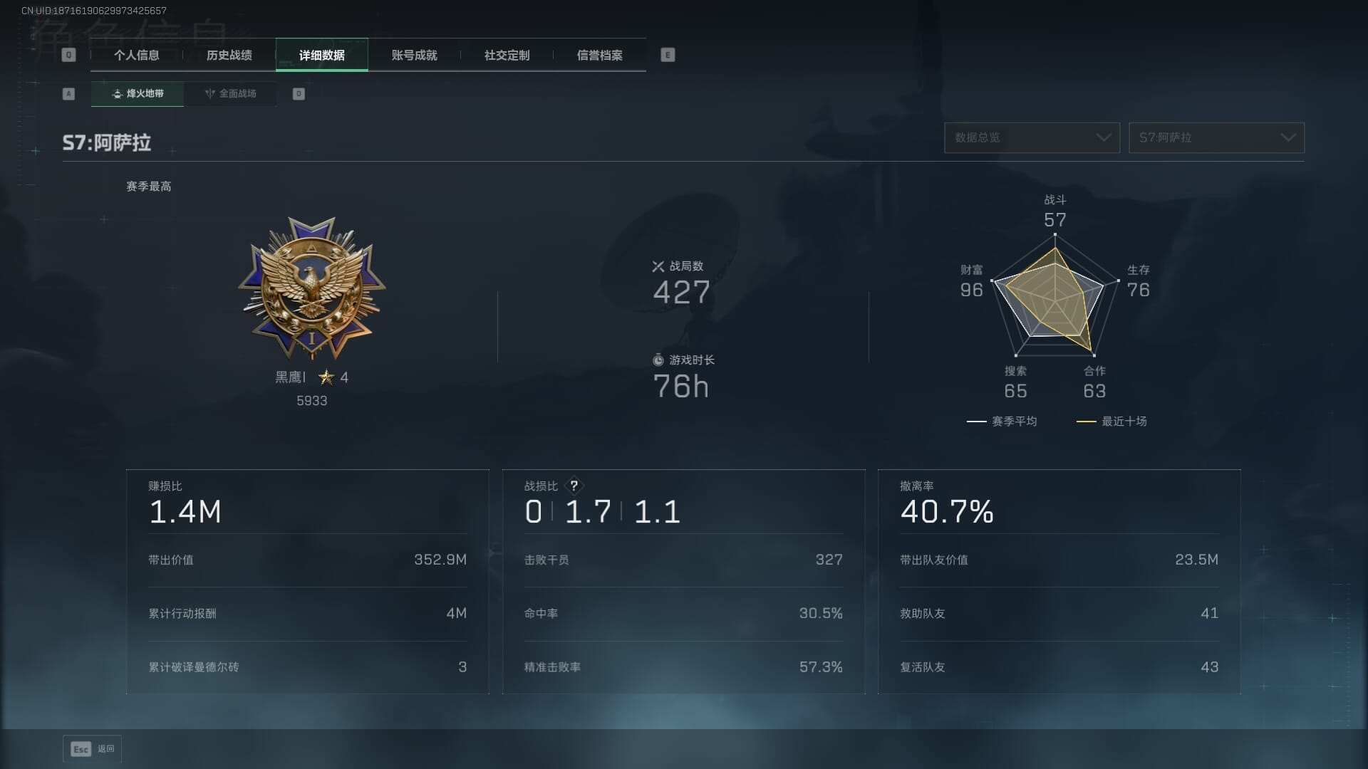 SJZQM383081三角洲行动账号详情图7 SJZQM383081三角洲行动账号详情图7