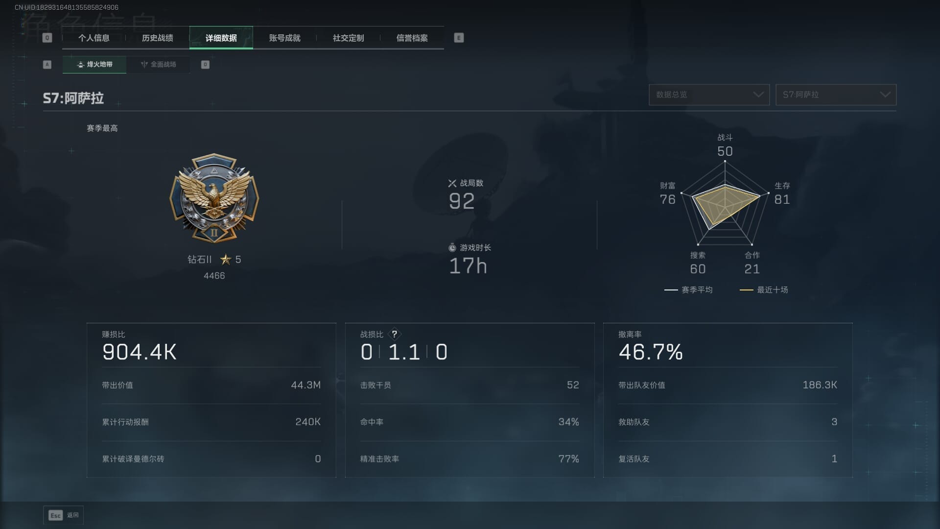 SJZQM383106三角洲行动账号详情图7 SJZQM383106三角洲行动账号详情图7