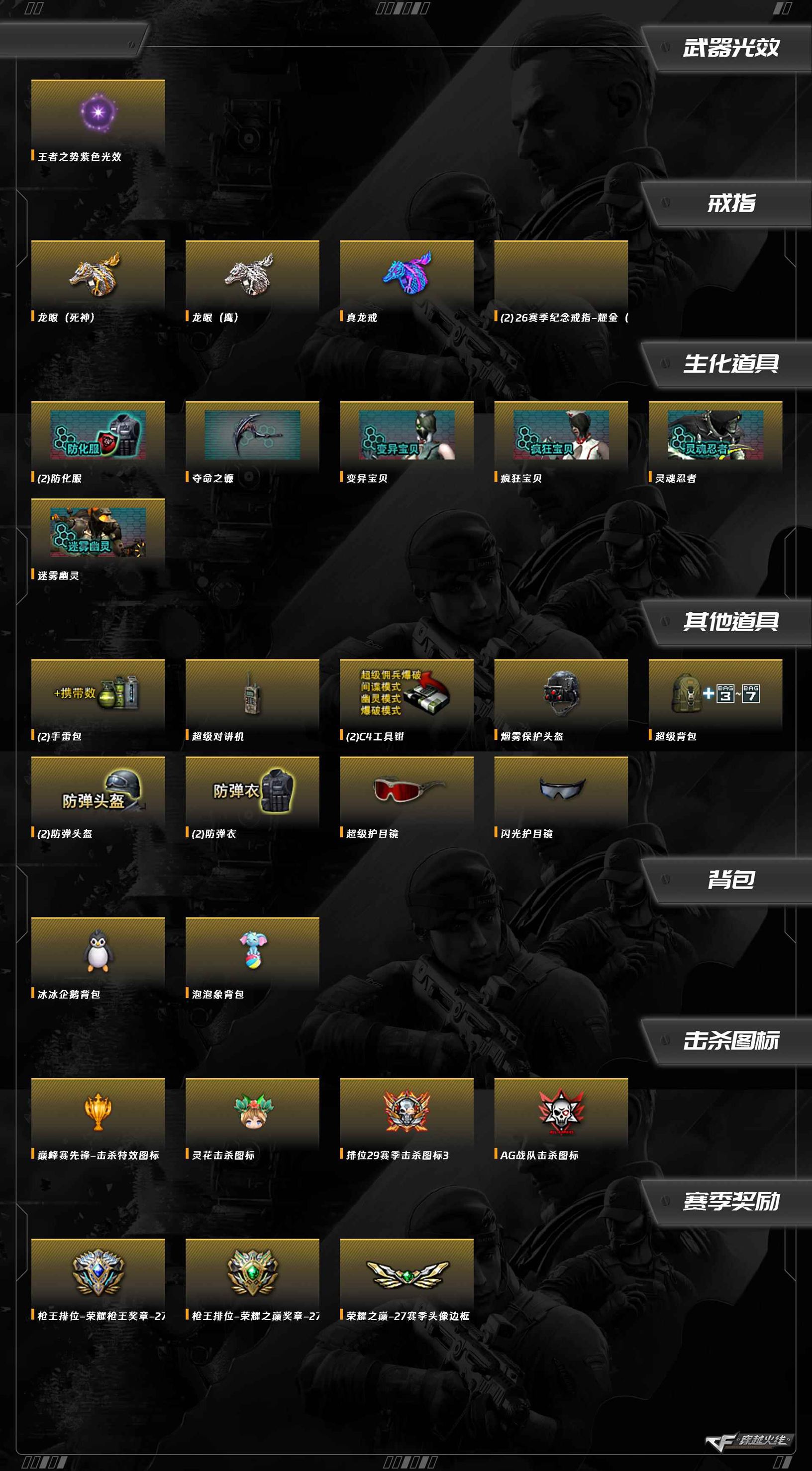 CFCMW374333穿越火线账号详情图4 CFCMW374333穿越火线账号详情图4