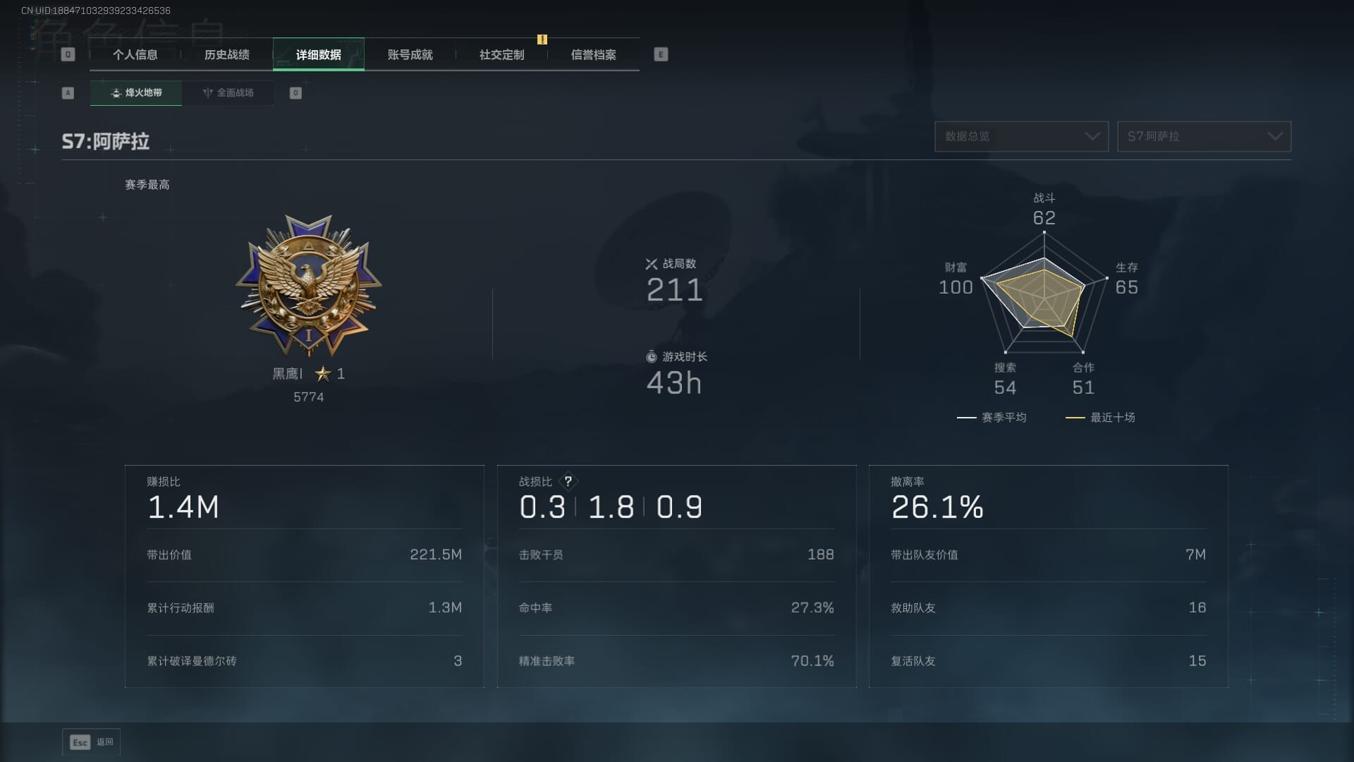 SJZQM384065三角洲行动账号详情图7 SJZQM384065三角洲行动账号详情图7