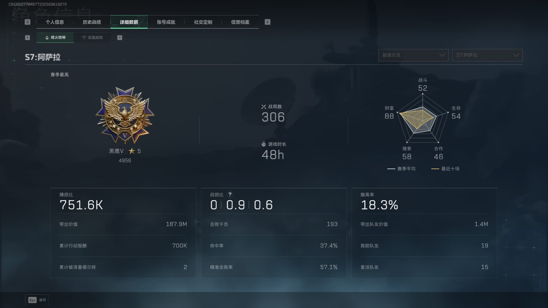 SJZCMW387817三角洲行动账号详情图5