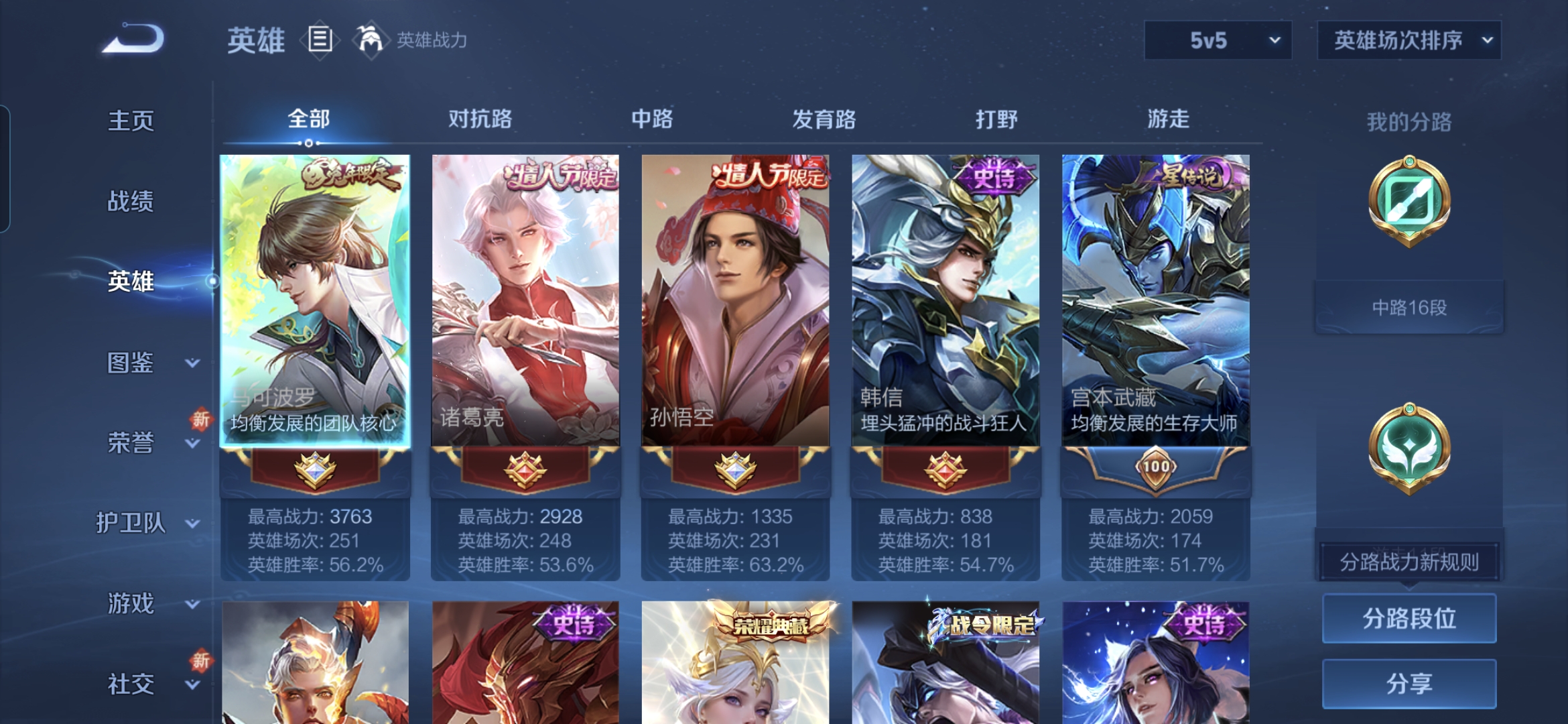 WZQM3434626王者荣耀账号详情图13 WZQM3434626王者荣耀账号详情图13