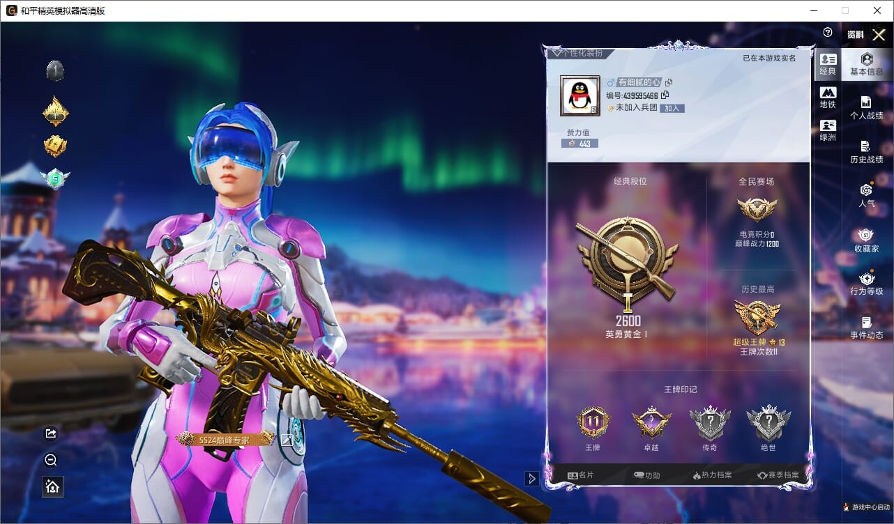 HPCMW3434541和平精英账号详情图2 HPCMW3434541和平精英账号详情图2