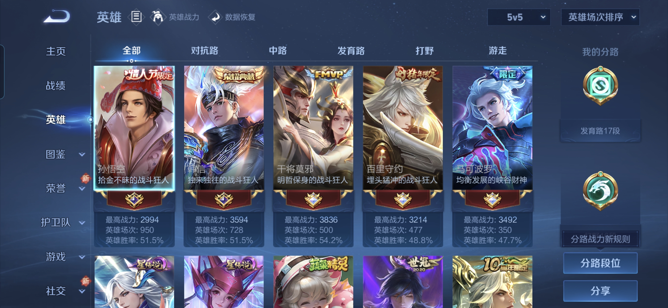 WZDN3438926王者荣耀账号详情图8