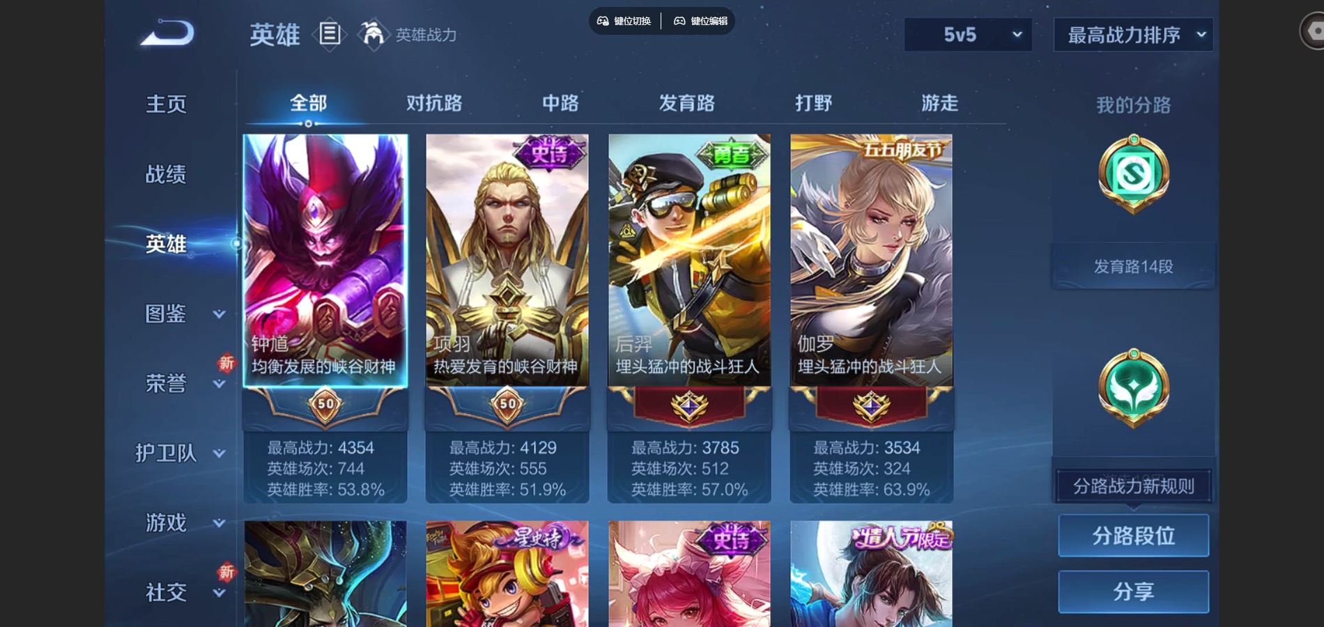 WZCMW427044王者荣耀账号详情图2