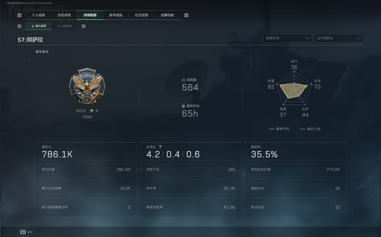 SJZCMW390252三角洲行动账号详情图4