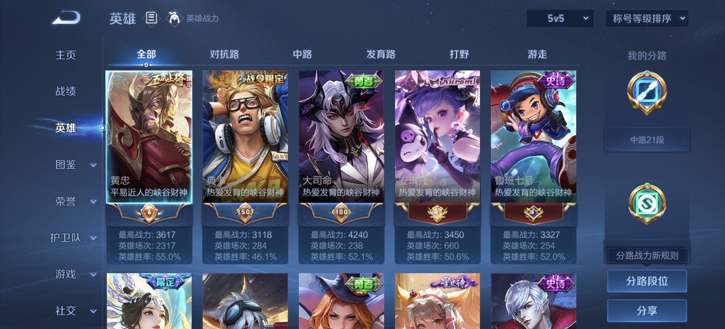 WZDN3441335王者荣耀账号详情图11