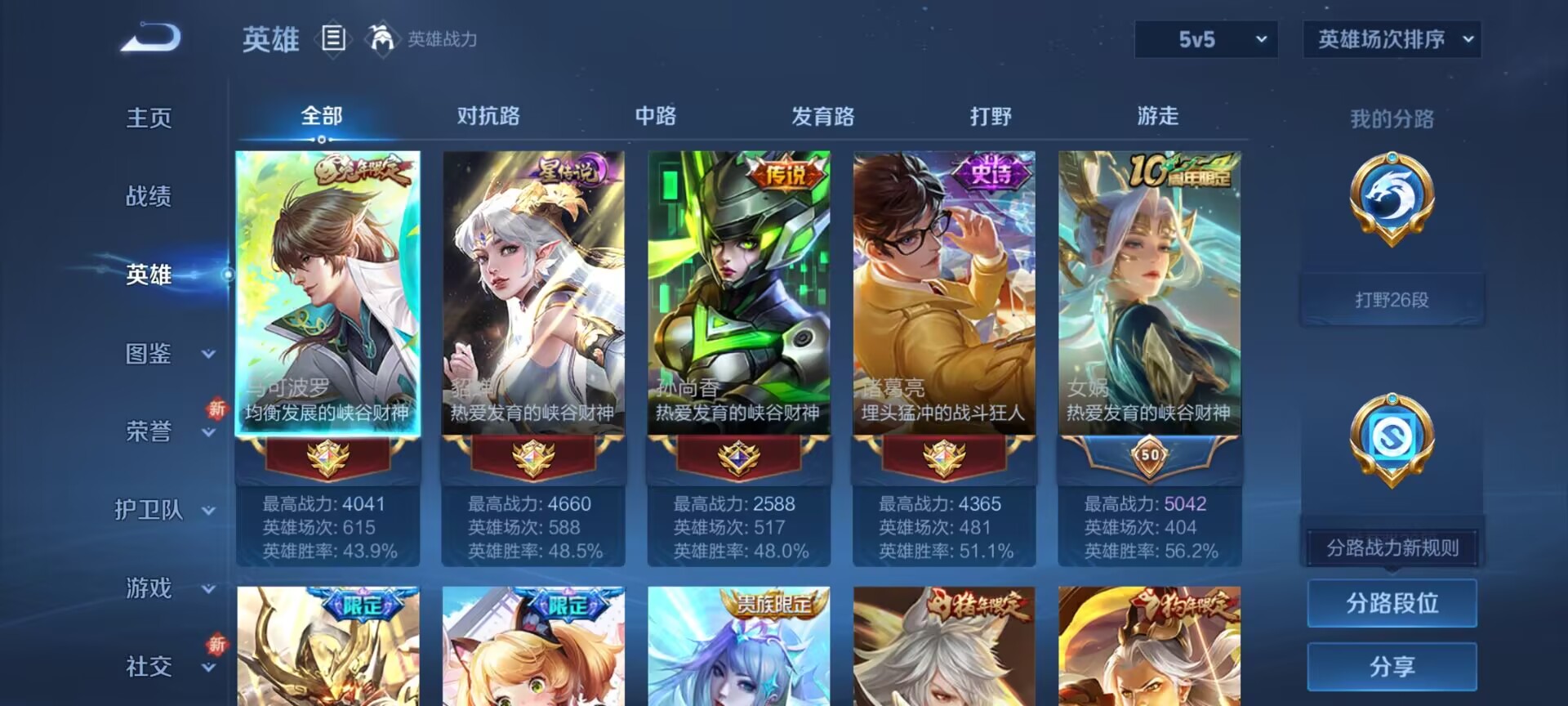 WZQM3441530王者荣耀账号详情图4