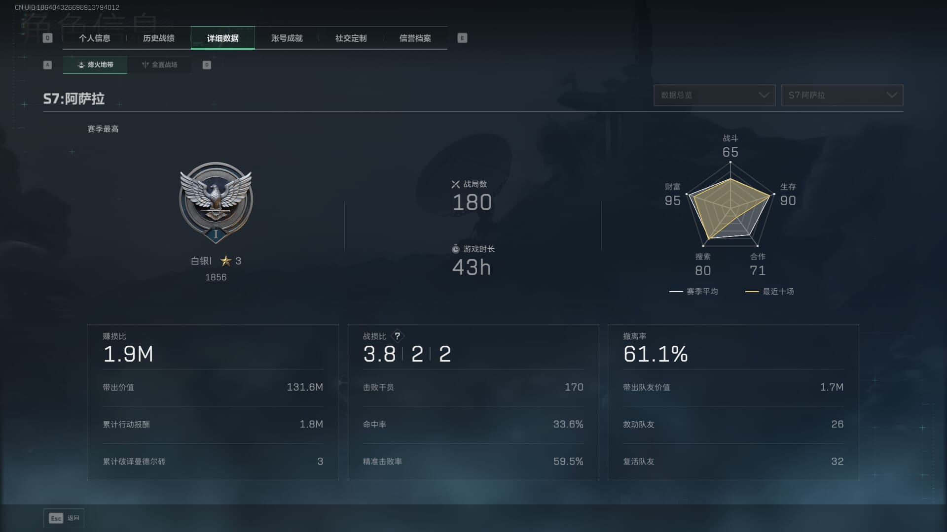 SJZCMW391471三角洲行动账号详情图5 SJZCMW391471三角洲行动账号详情图5