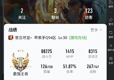 WZQM3450303王者荣耀账号详情图9