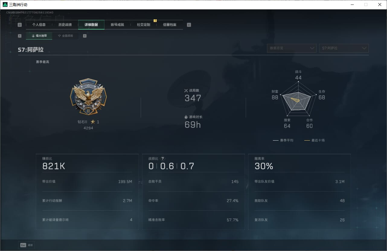 SJZCMW393921三角洲行动账号详情图6