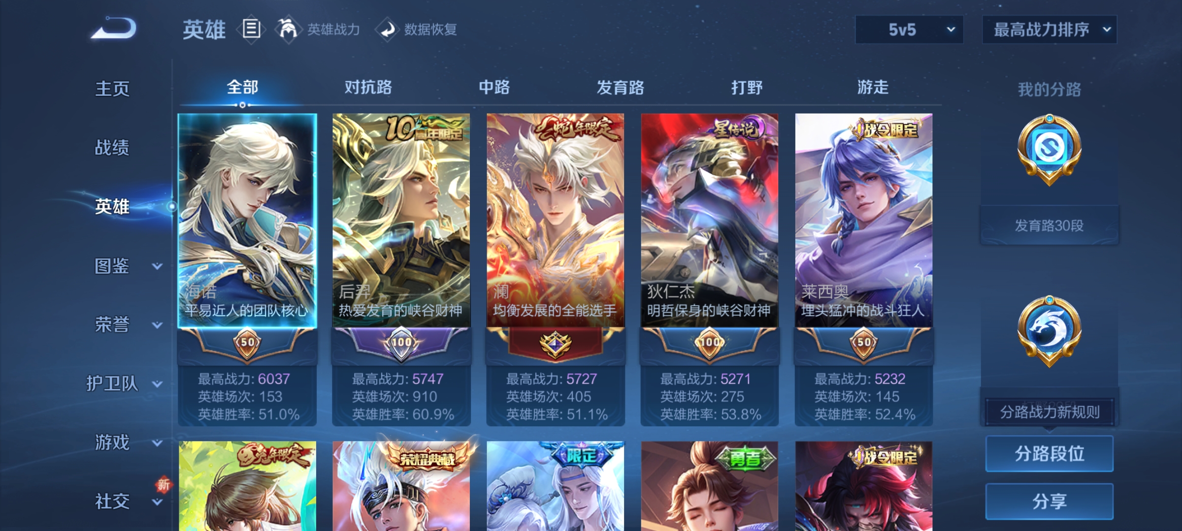 WZDN3451191王者荣耀账号详情图6