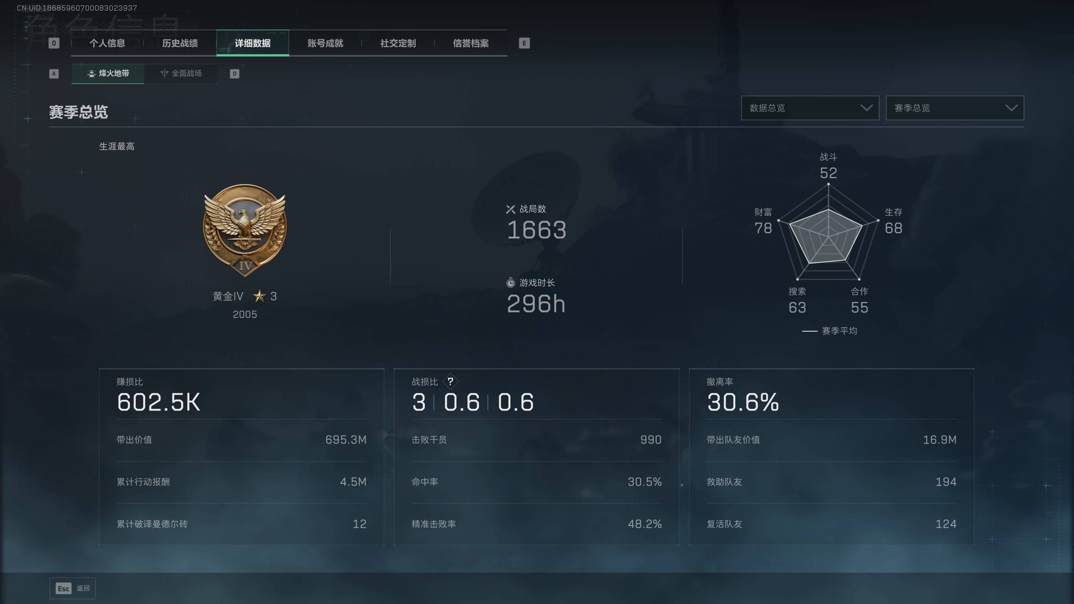 SJZST395314三角洲行动账号详情图2