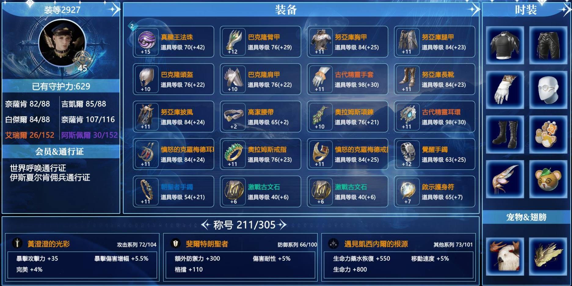 【职业】精靈星
【等级】45
【战力】...