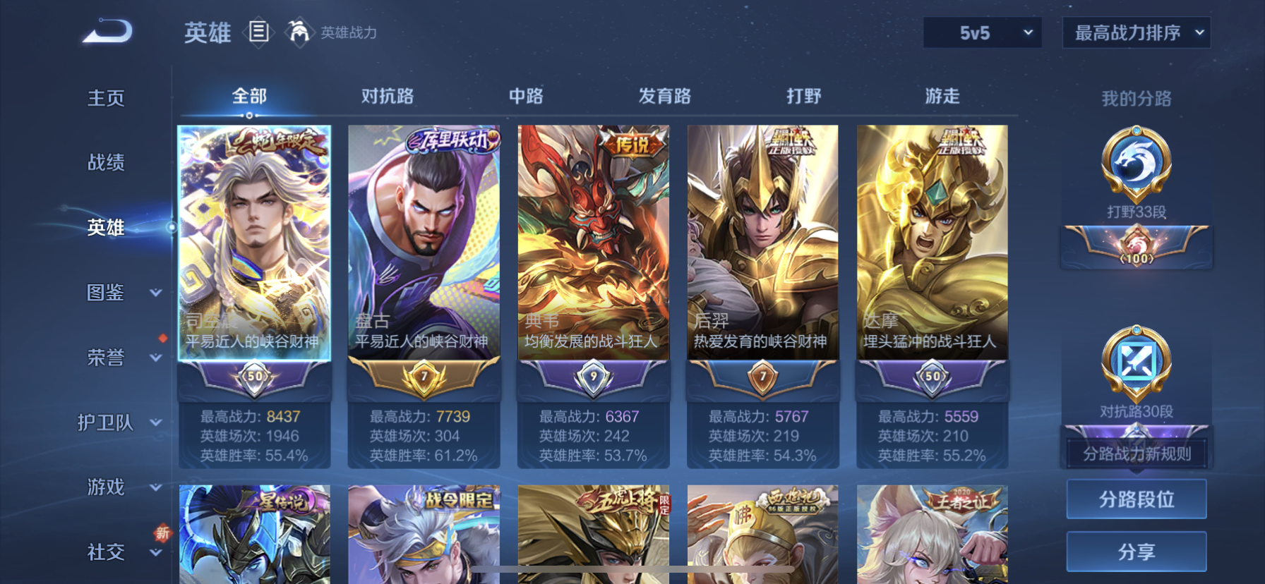 WZDN3460735王者荣耀账号详情图9