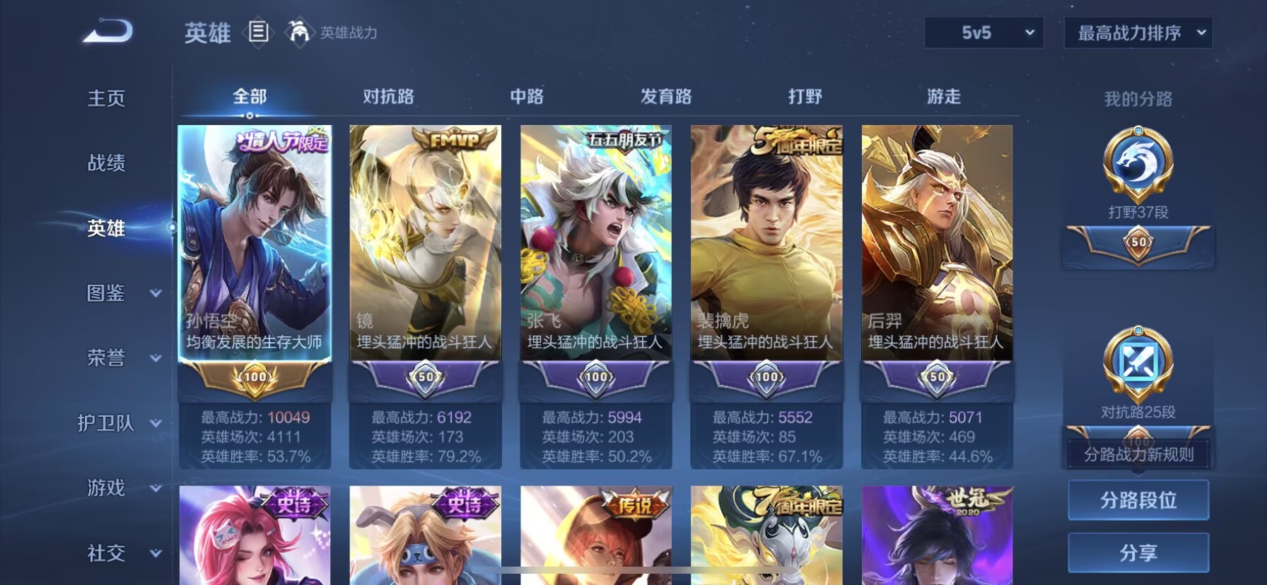 WZDN3463827王者荣耀账号详情图14